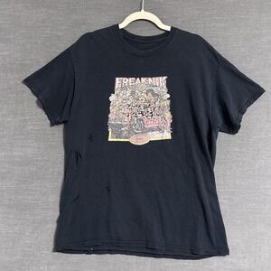Vintage Freaknik Shirt XL Black 90s‎ Atlanta Rap Hip Hop Distressed Tee